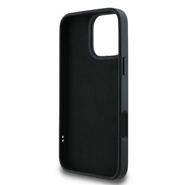 Etui na Apple iPhone 16 Pro, Karl Lagerfeld, 3D Rubber Signature, Czarne