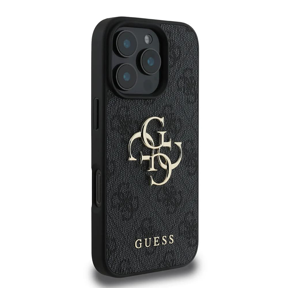 Etui na Apple iPhone 16 Pro Max, Guess, 4G Big Logo, Czarne