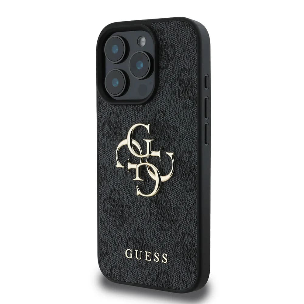 Etui na Apple iPhone 16 Pro Max, Guess, 4G Big Logo, Czarne