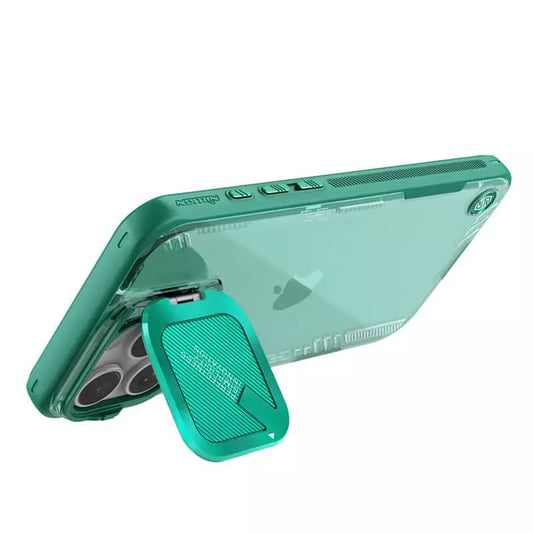 Etui na Apple iPhone 16 Pro Max, Nillkin, Iceblade Prop (bez wycięcia na aparat), Zielony