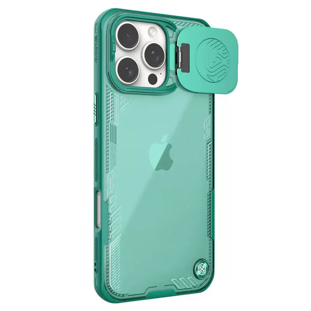 Etui na Apple iPhone 16 Pro Max, Nillkin, Iceblade Prop (bez wycięcia na aparat), Zielony