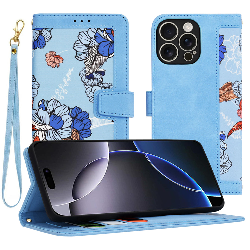 Etui na Apple iPhone 16 Pro Max, Techsuit, FlipCraft, Bleu