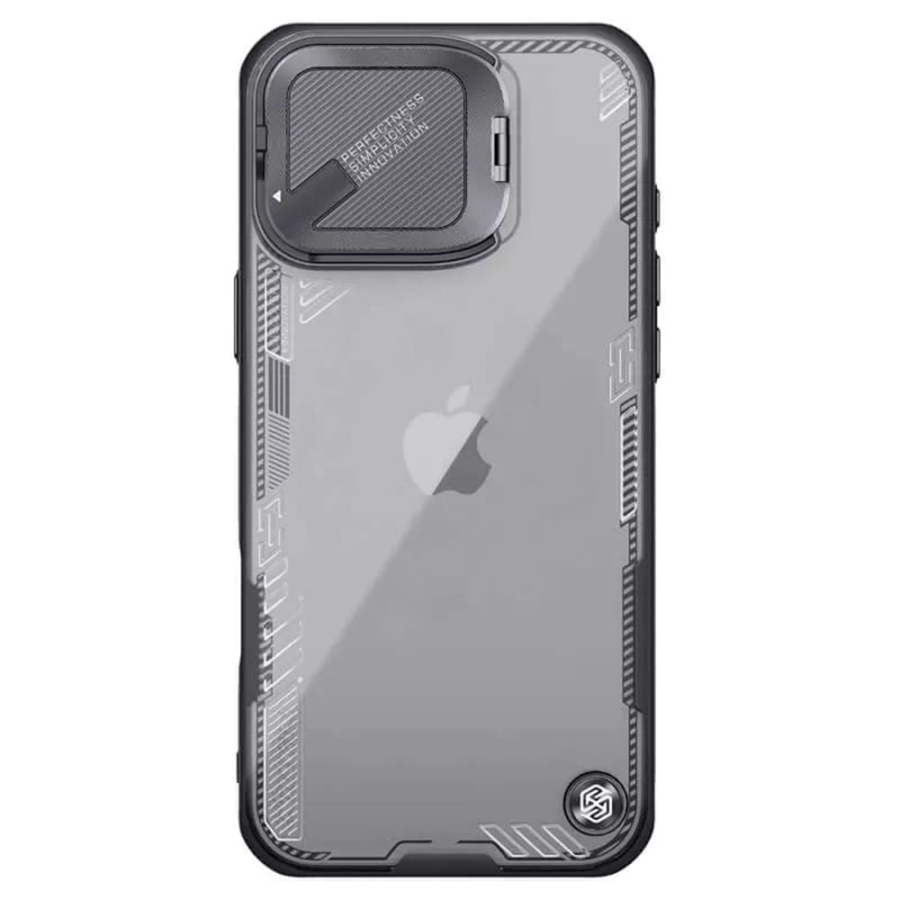 Etui na Apple iPhone 16 Pro, Nillkin, Iceblade Prop (bez wycięcia na aparat), czarne