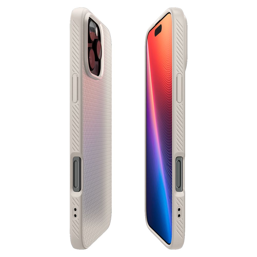 Etui na Apple iPhone 16 Pro, Spigen, Liquid Air, Beżowe ACS08120