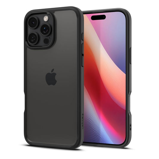 Etui na Apple iPhone 16 Pro, Spigen, Ultra Hybrid, Matowe Czarne