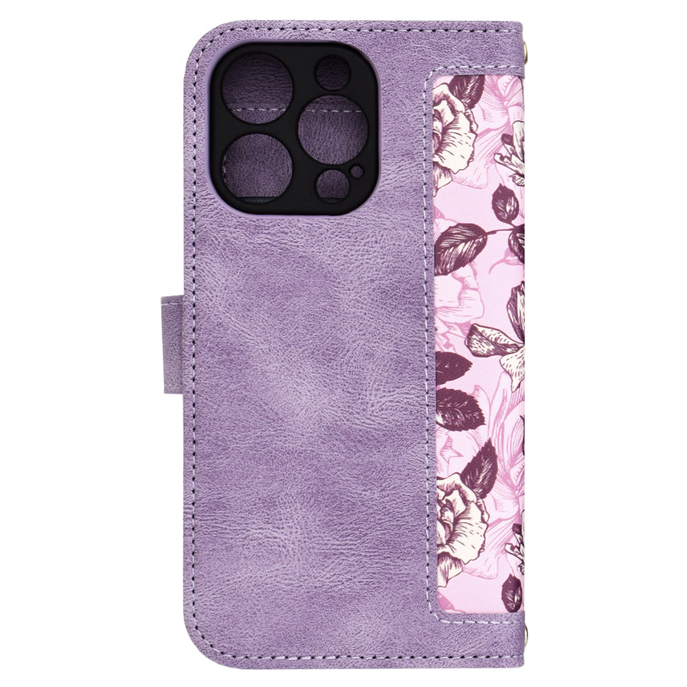 Etui na Apple iPhone 16 Pro, Techsuit, FlipCraft, Fioletowy