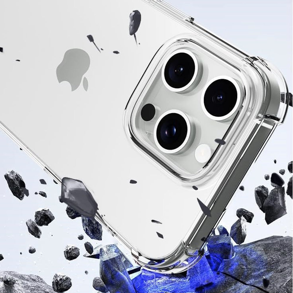 Etui na Apple iPhone 16 Pro, Techsuit, Shockproof Clear (Duży otwór na obiektyw), Przezroczyste