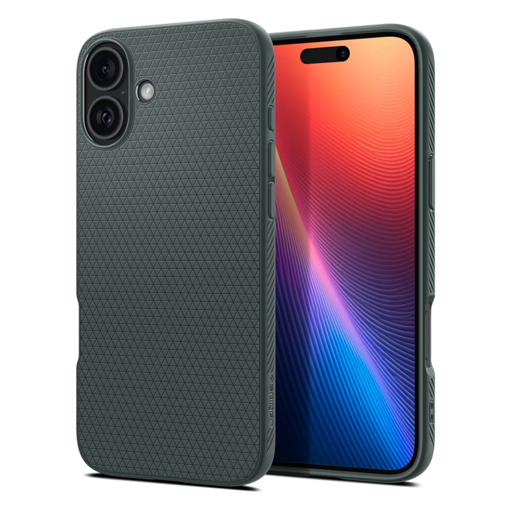 Etui na Apple iPhone 16, Spigen, Liquid Air, Zielony