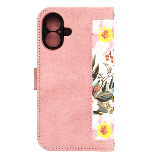 Etui na Apple iPhone 16, Techsuit, FlipCraft, Różowe