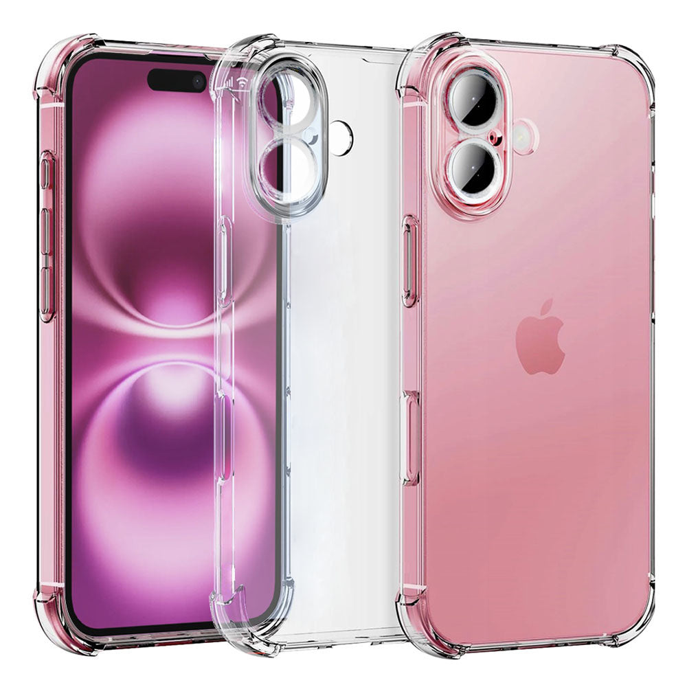 Etui na Apple iPhone 16, Techsuit, Shockproof Clear, Przezroczyste