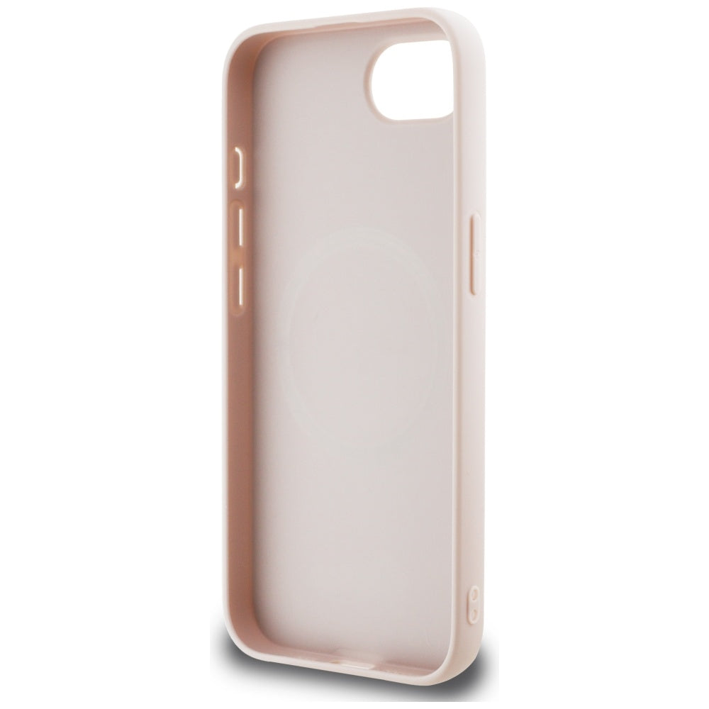Etui na Apple iPhone 17e / 16e, Guess, 4G Script Logo, Różowy