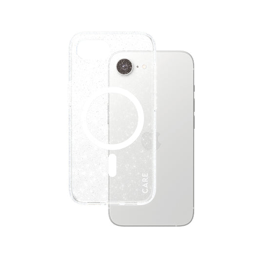 Etui do Apple iPhone 16e, PanzerGlass, Care Urban Combat Star Lit, Przezroczyste Białe