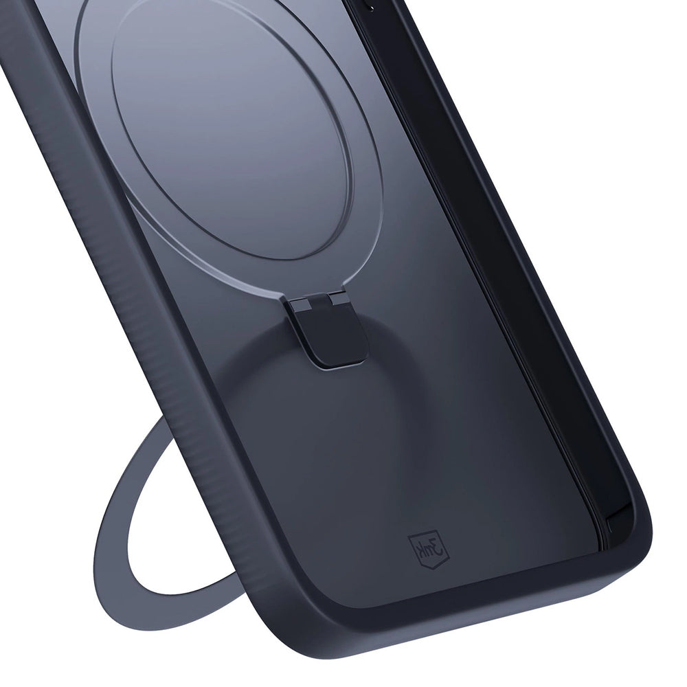 Etui na Apple iPhone 17, 3MK, Smoke MagStand, Czarne