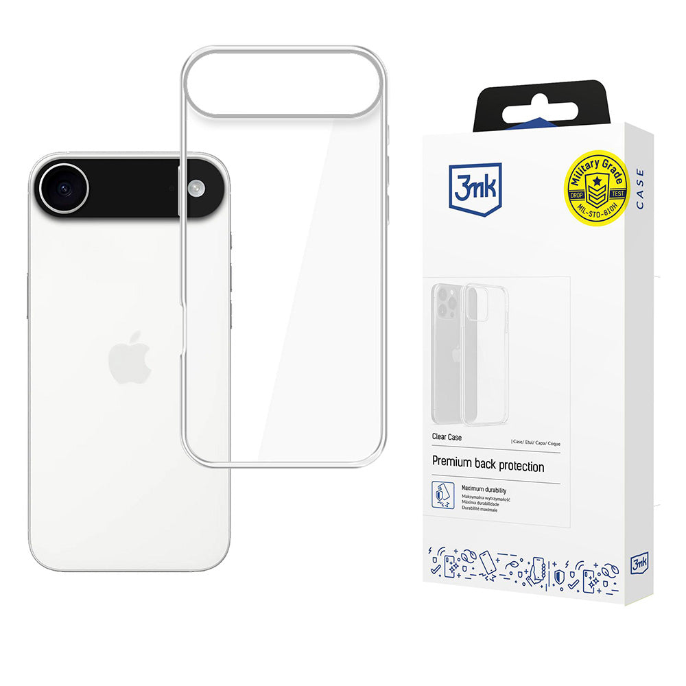 Etui na Apple iPhone 17 Air, 3MK, Przezroczyste, Transparentne