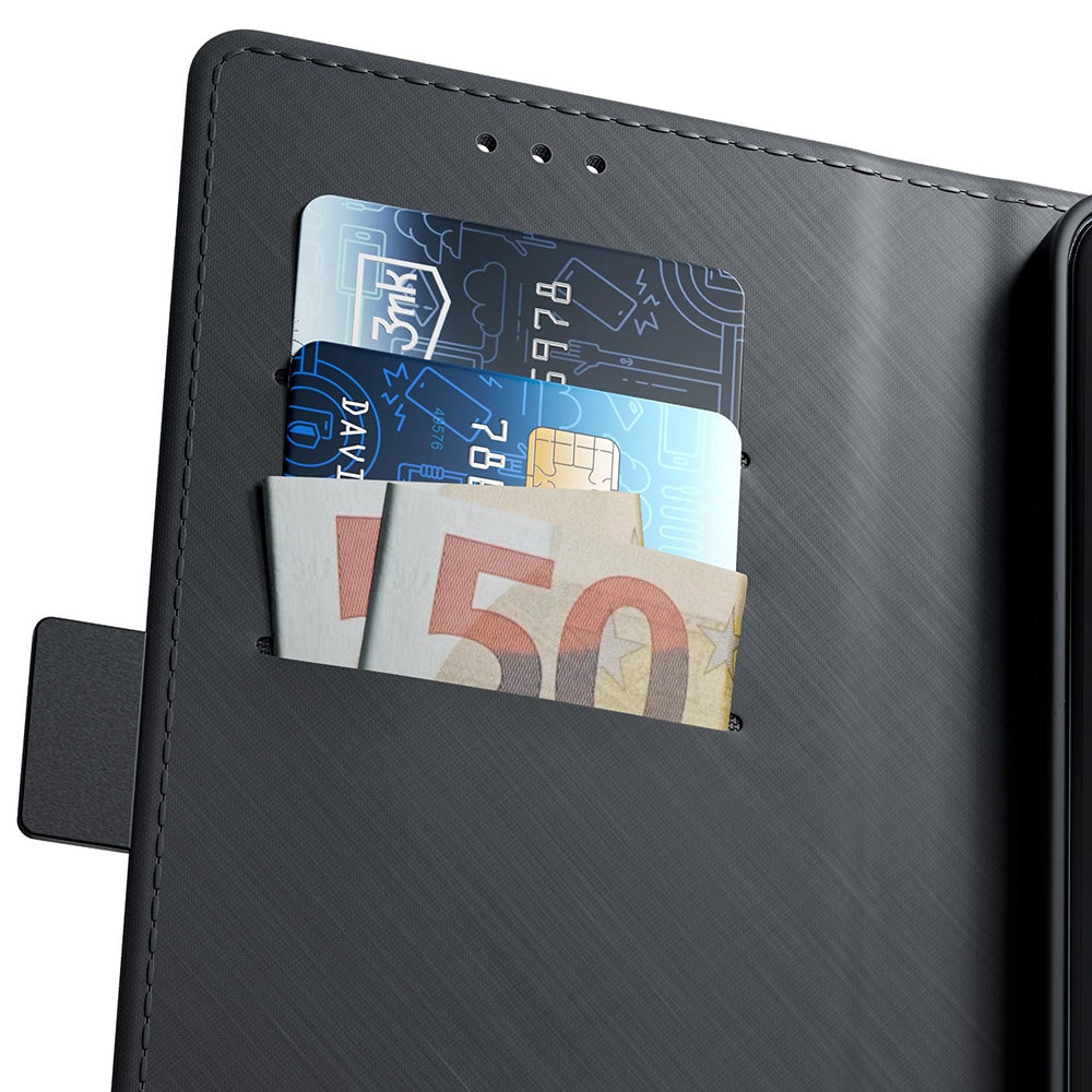 Etui na Apple iPhone 17 Air, 3MK, Wallet, Czarne