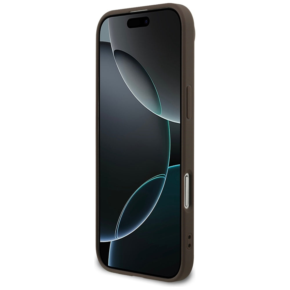 Etui na Apple iPhone 17 Air, Guess, 4G Big Logo, Brązowy