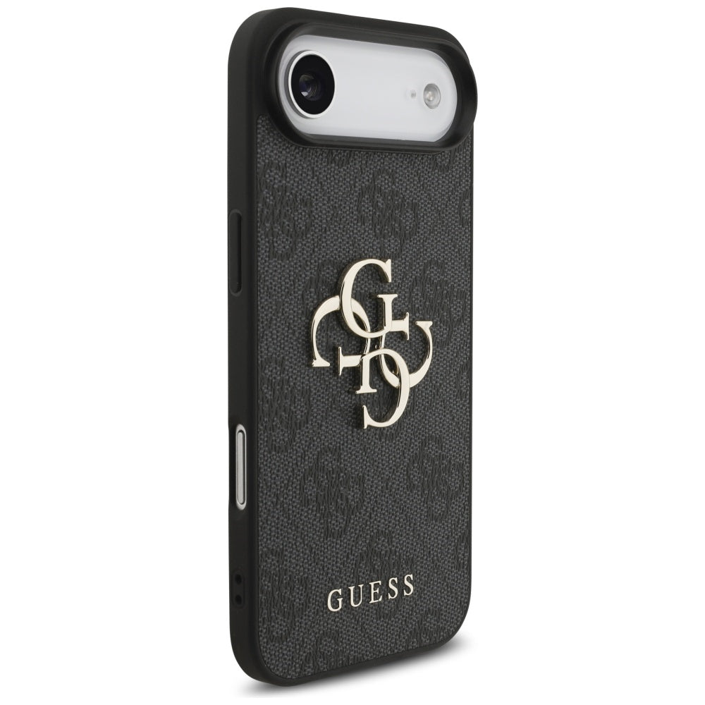 Etui na Apple iPhone 17 Air, Guess, 4G Classic Logo with Strap, Czarne