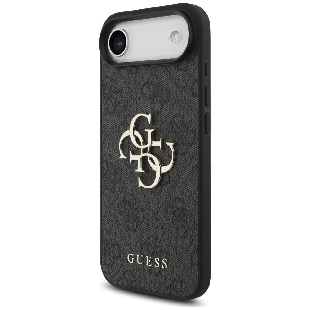 Etui na Apple iPhone 17 Air, Guess, 4G Classic Logo with Strap, Czarne