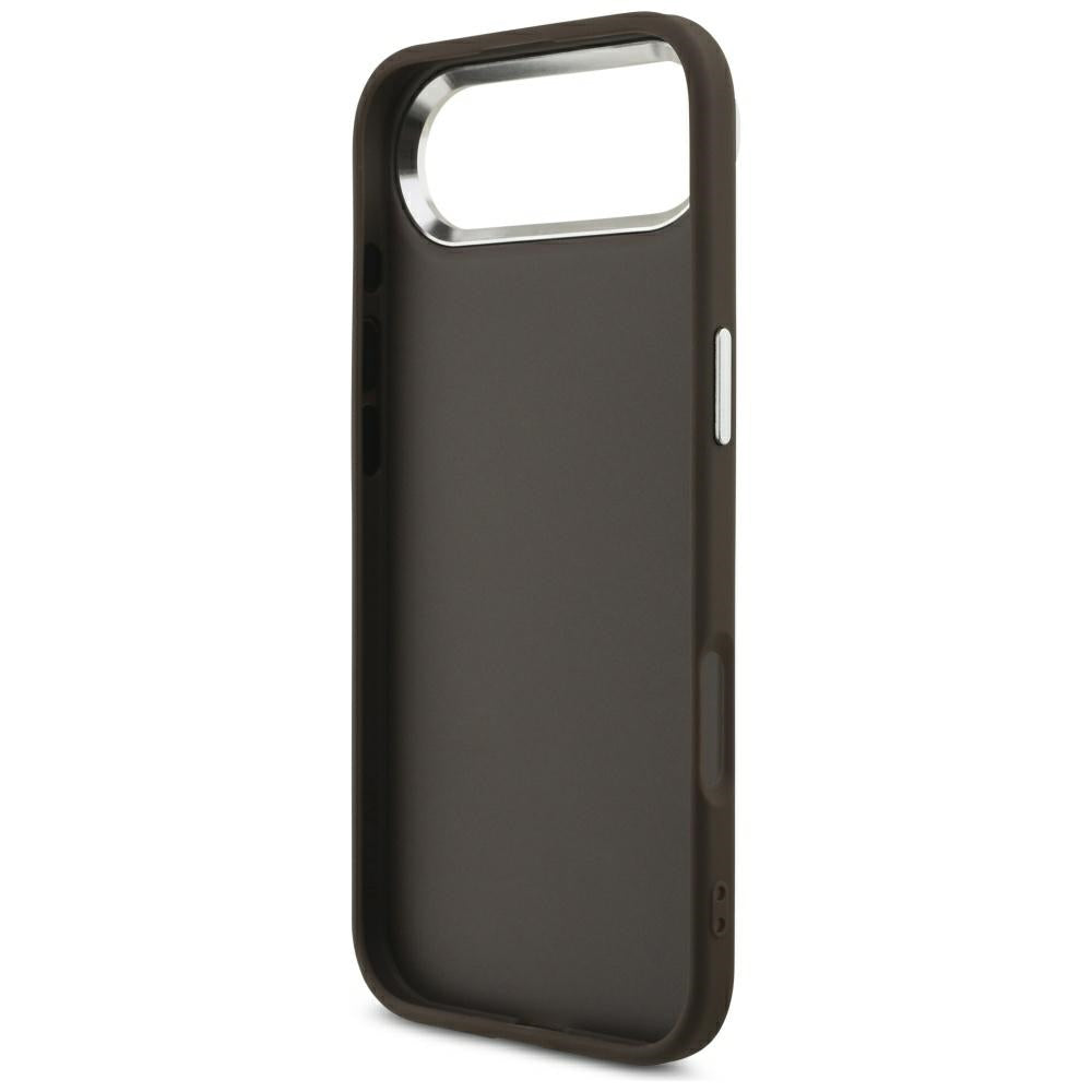 Etui na Apple iPhone 17 Air, Guess, Big 4G Logo Classic, Brązowo-Srebrne