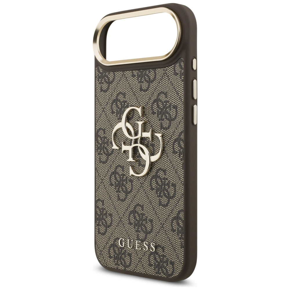 Etui na Apple iPhone 17 Air, Guess, Big 4G Logo Classic, Złoty Brąz