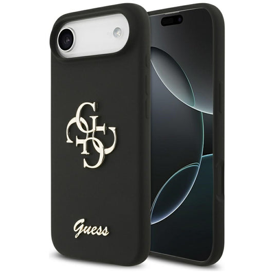 Etui na Apple iPhone 17 Air, Guess, Big 4G Script, Czarne