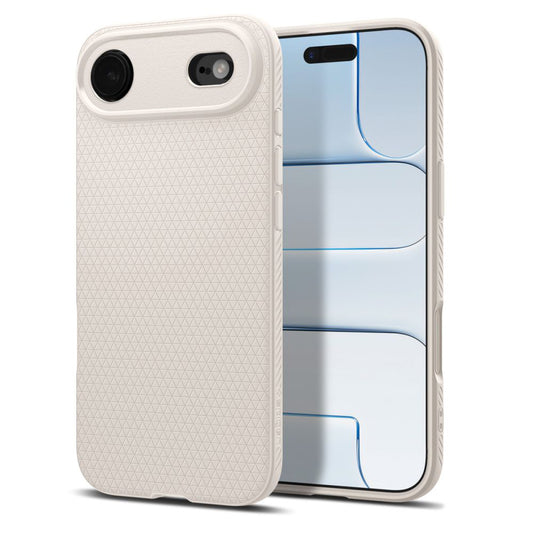 Etui na Apple iPhone 17 Air, Spigen, Liquid Air, Beżowy