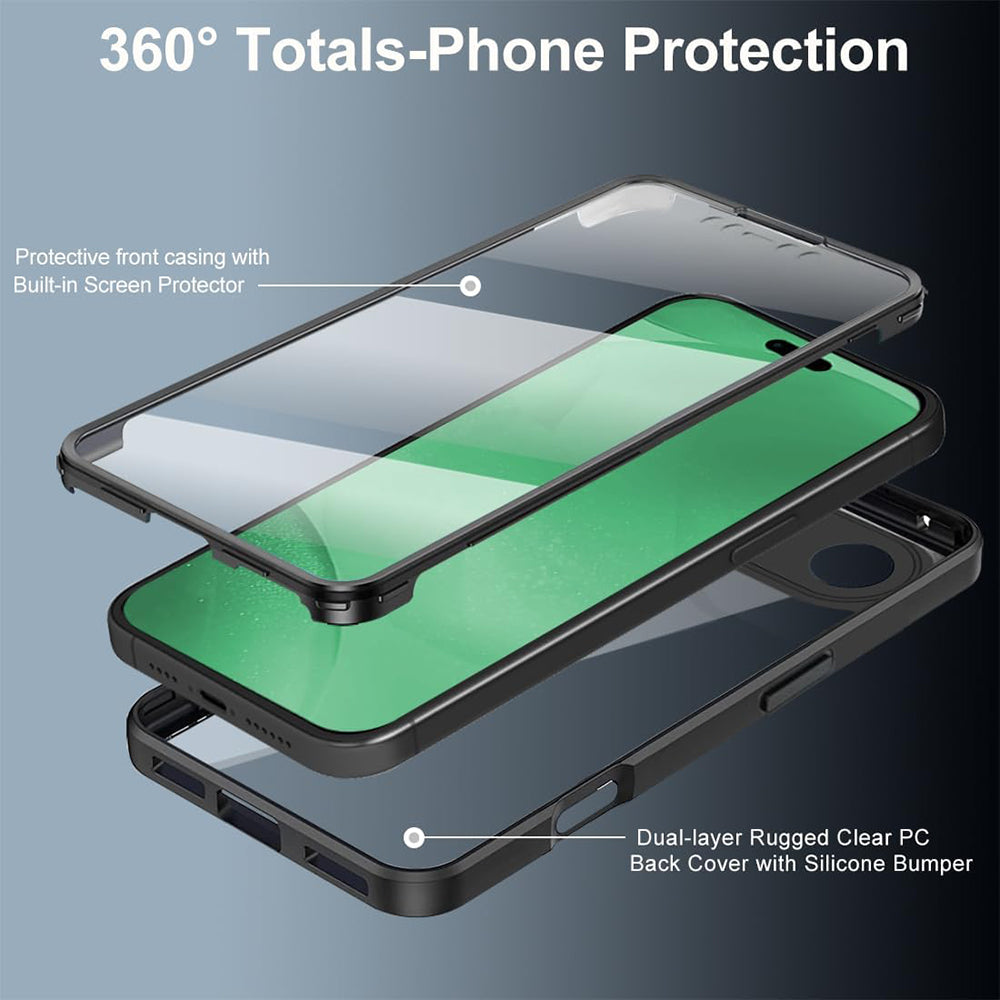 Etui na Apple iPhone 17 Air, Techsuit, ColorVerse 360, Niebieskie
