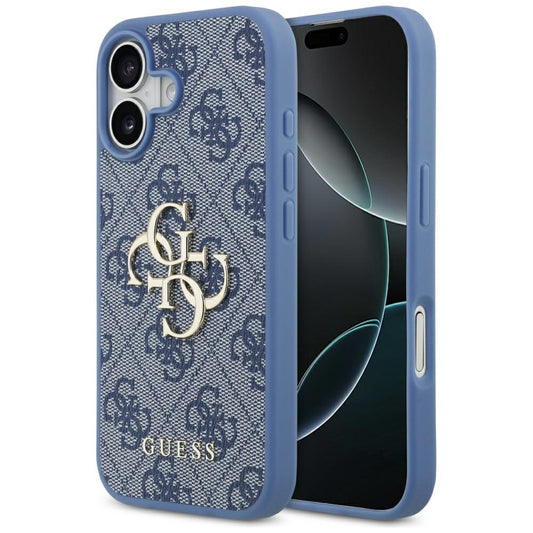 Etui na Apple iPhone 17, Guess, 4G Big Logo, Niebieskie
