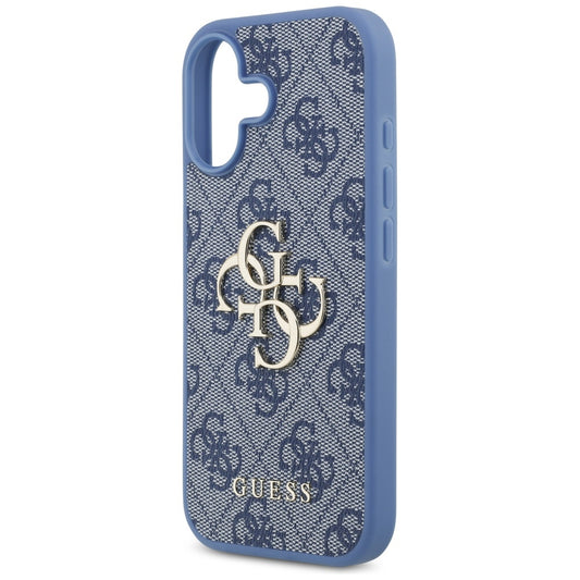 Etui na Apple iPhone 17, Guess, 4G Big Logo, Niebieskie