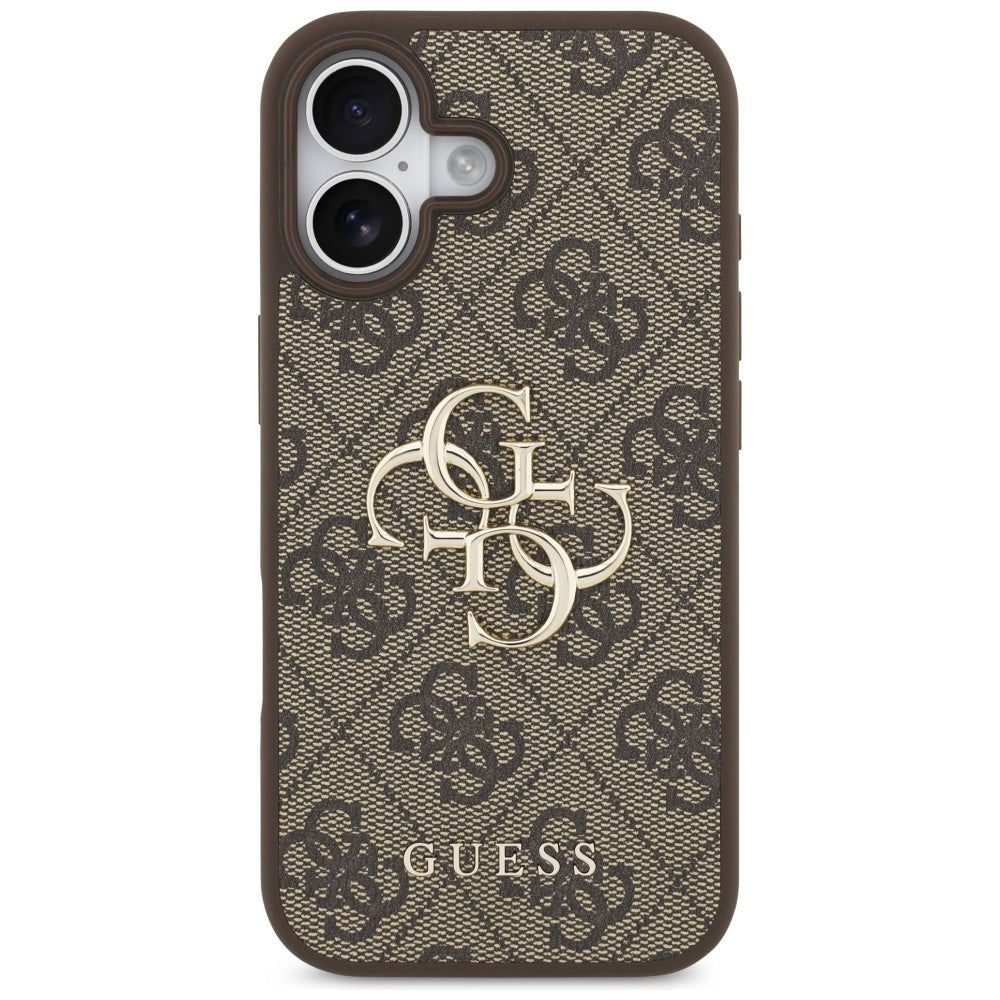 Etui na Apple iPhone 17, Guess, 4G Big Logo, Brązowy
