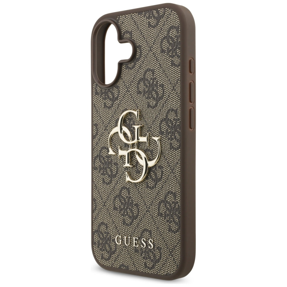 Etui na Apple iPhone 17, Guess, 4G Big Logo, Brązowy