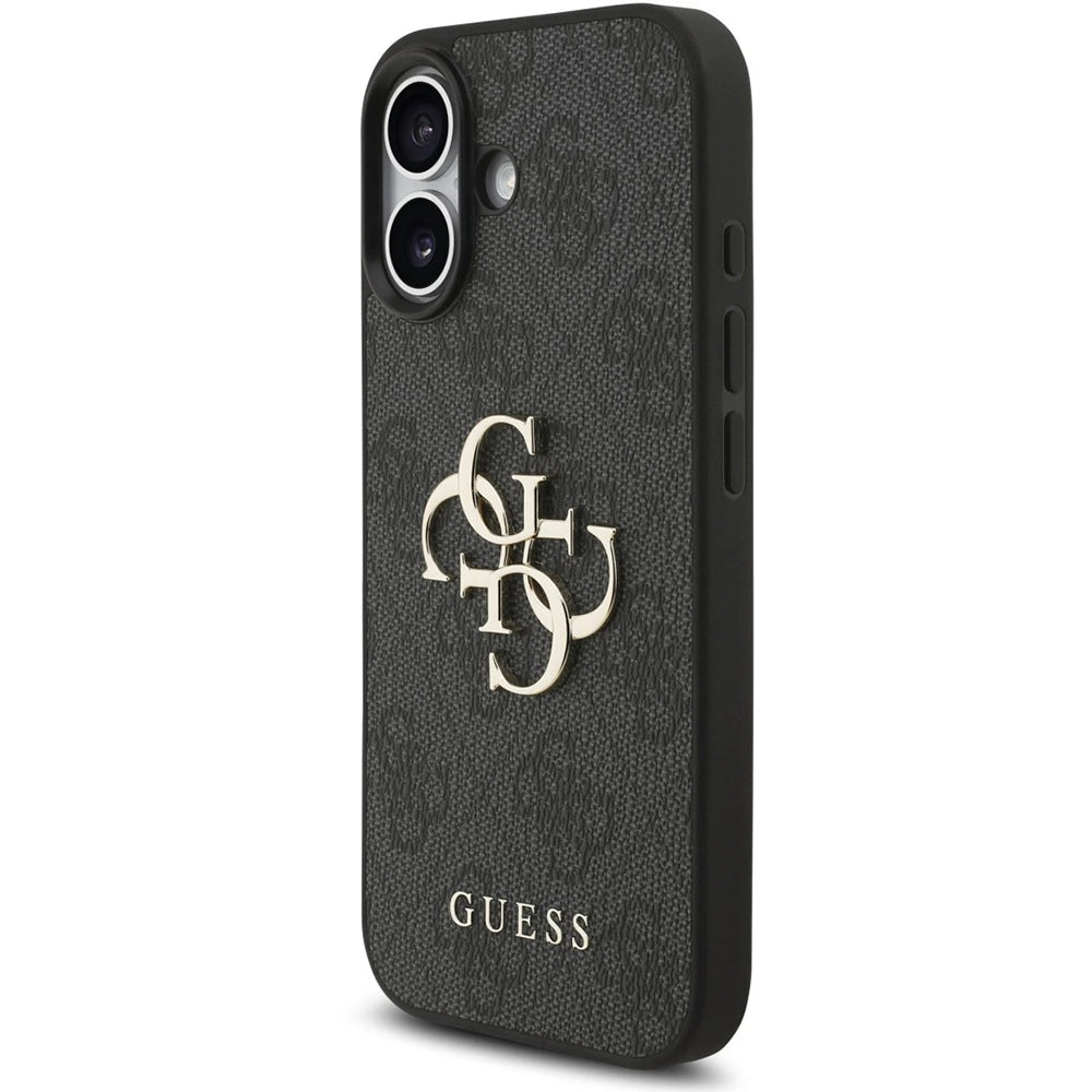 Etui na Apple iPhone 17, Guess, 4G Classic Logo with Strap, Czarne