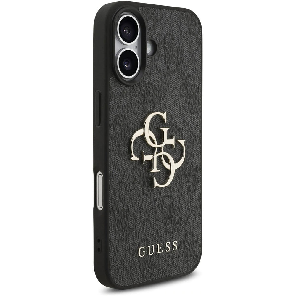 Etui na Apple iPhone 17, Guess, 4G Classic Logo with Strap, Czarne