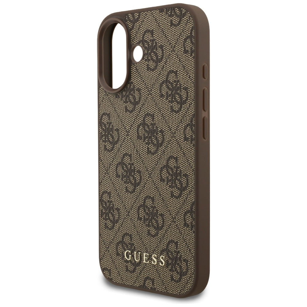 Etui na Apple iPhone 17, Guess, 4G Classic, Brązowy