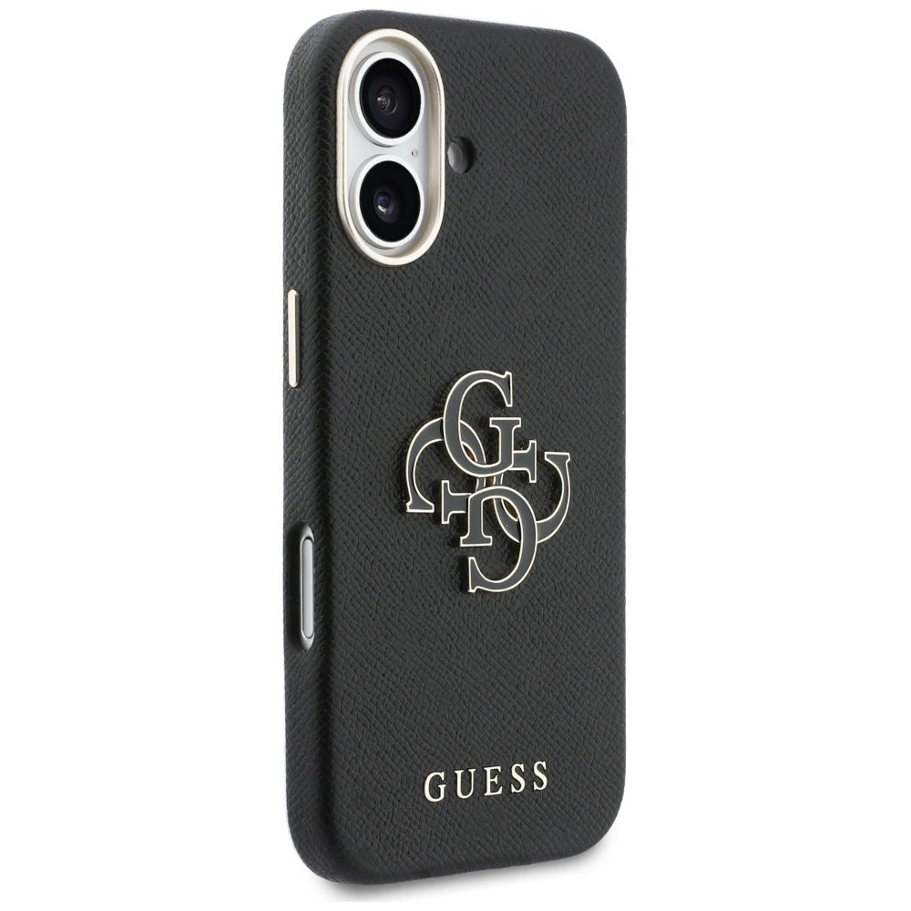 Etui na Apple iPhone 17, Guess, Resin Logo, Czarne