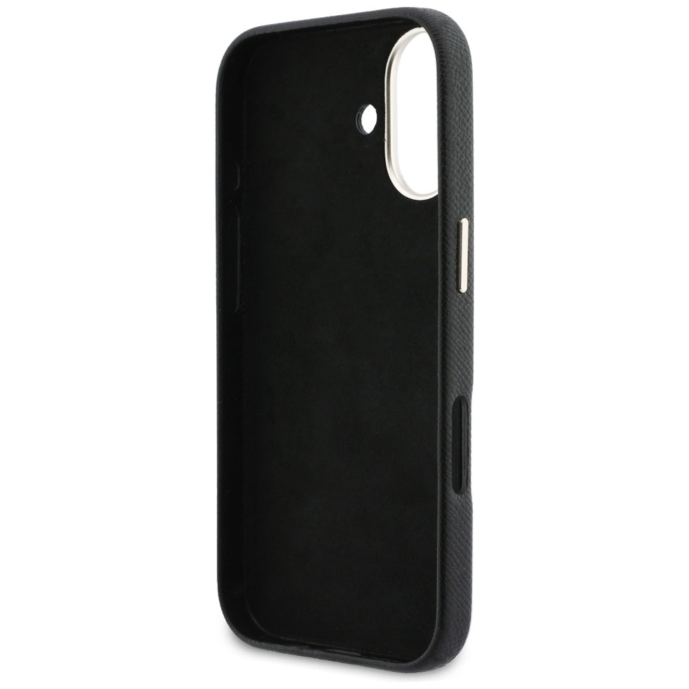 Etui na Apple iPhone 17, Guess, Resin Logo, Czarne