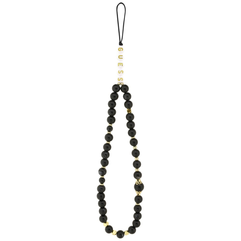 Etui na Apple iPhone 17 Pro, Guess, 4G Classic Logo with Strap, Czarne