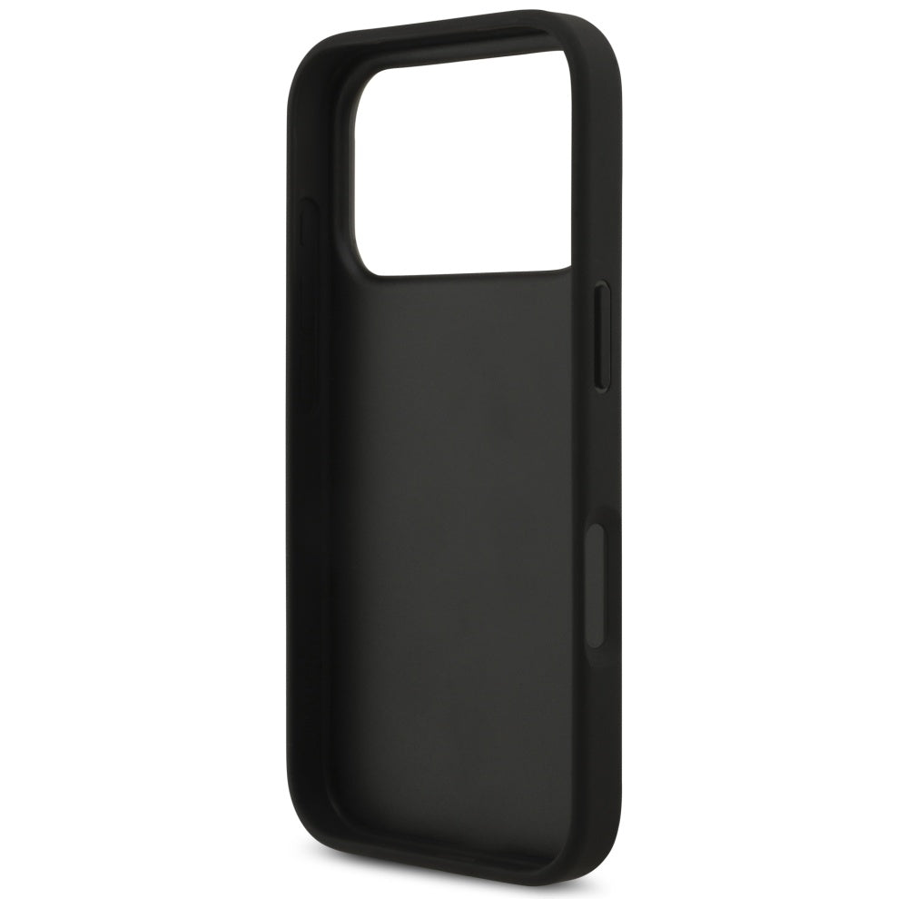 Etui na Apple iPhone 17 Pro, Guess, 4G Grained Big and Classic Logo, Czarne