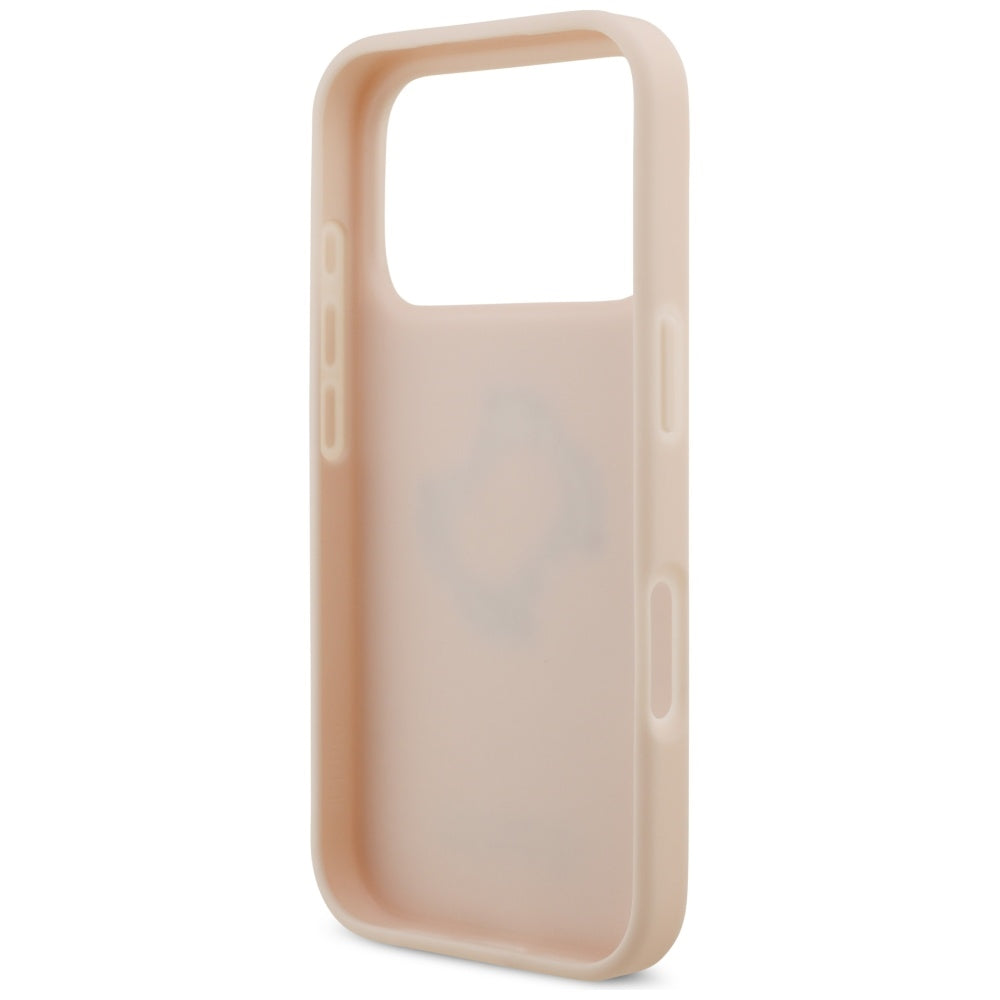 Etui na Apple iPhone 17 Pro, Guess, 4G Grained Big and Classic Logo, Różowy