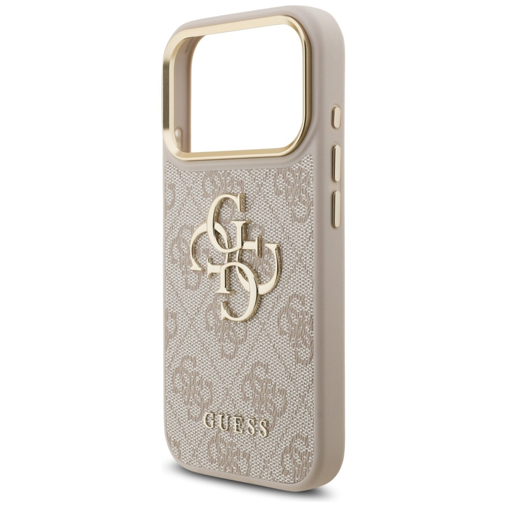 Etui na Apple iPhone 17 Pro, Guess, Big 4G Classic Logo with Big Strap, Różowy