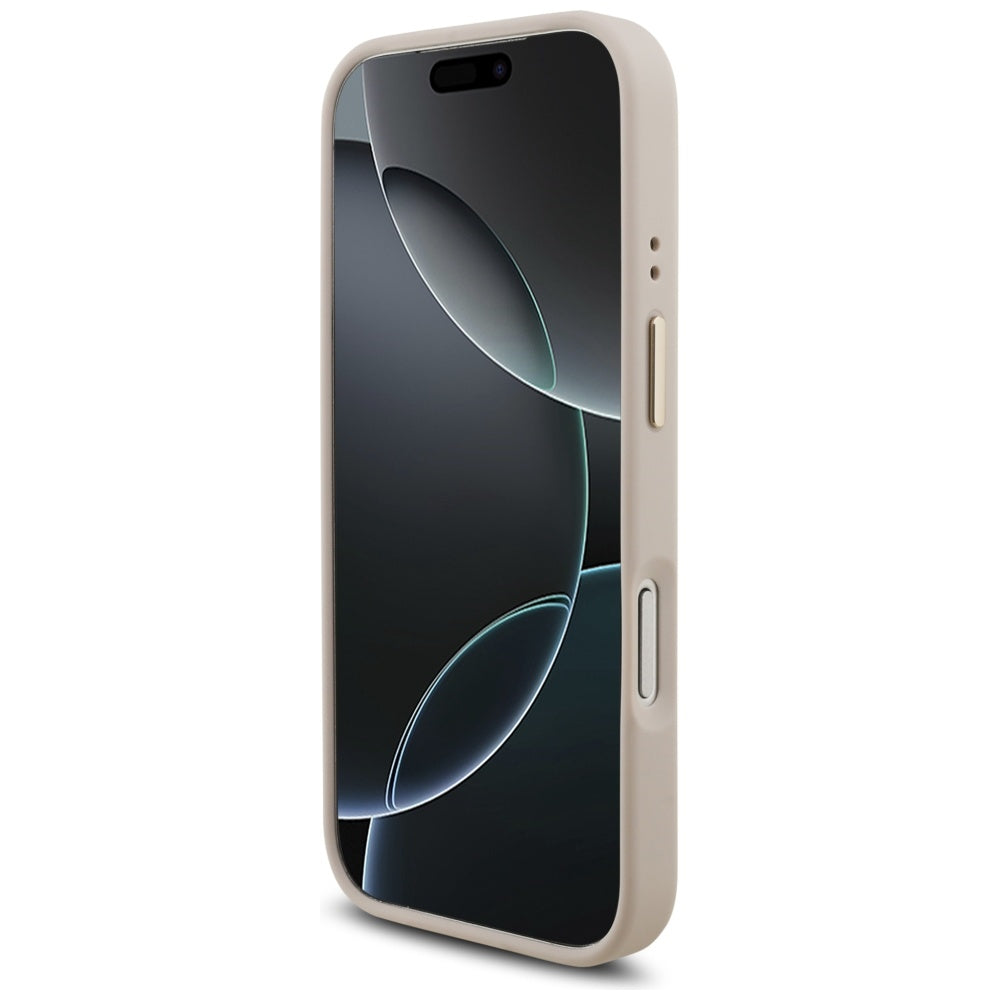 Etui na Apple iPhone 17 Pro, Guess, Big 4G Classic Logo with Big Strap, Różowy