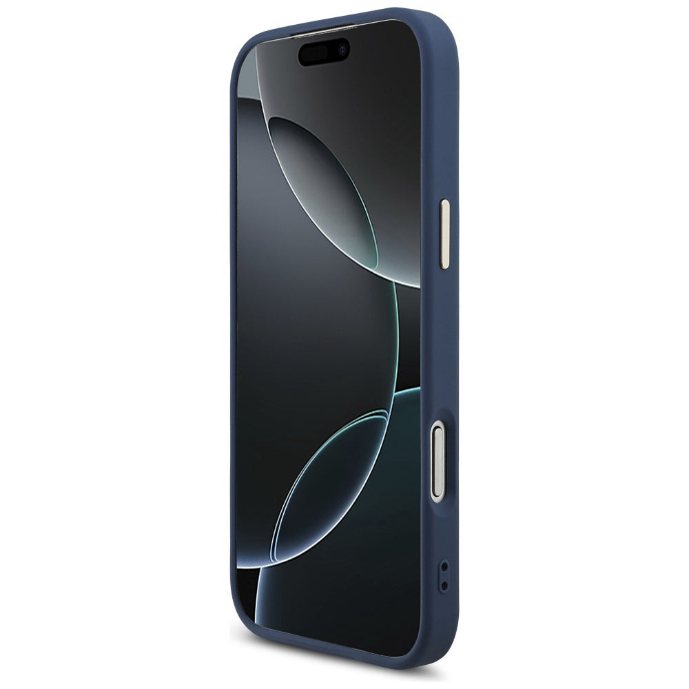 Etui na Apple iPhone 17 Pro, Guess, Big 4G Logo Classic, Złoty Niebieski