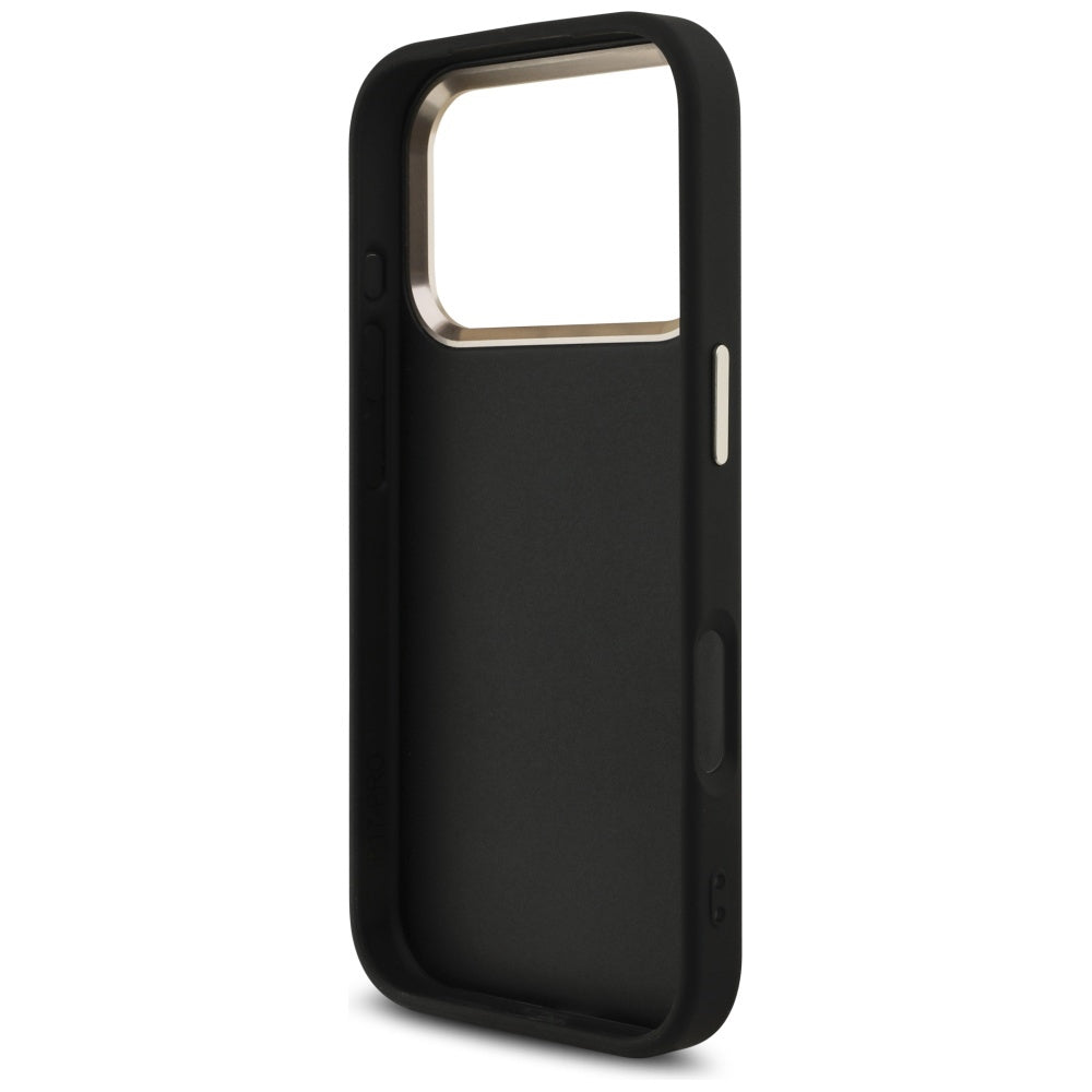 Etui na Apple iPhone 17 Pro, Guess, Big 4G Logo Classic, Czarne Złote