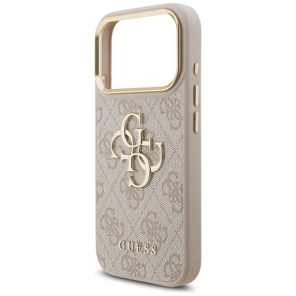 Etui na Apple iPhone 17 Pro, Guess, Big 4G Logo Classic, Różowe Złoto