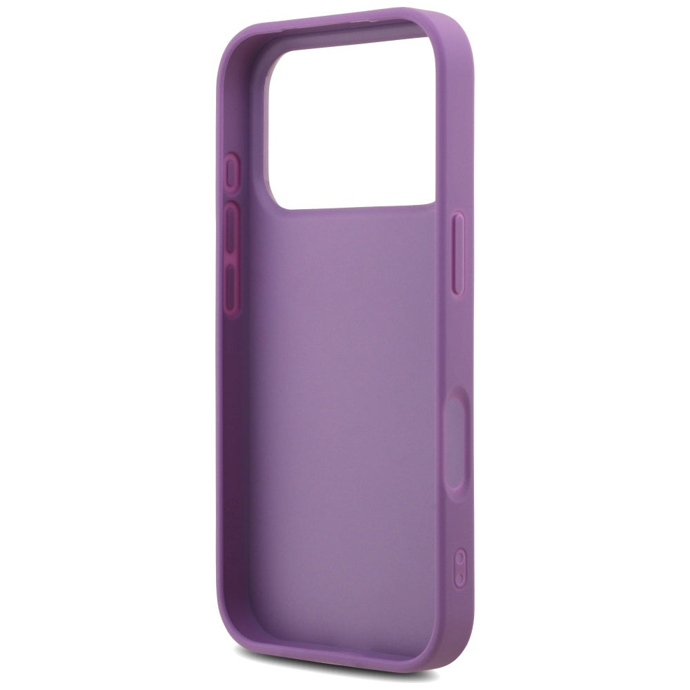 Etui na Apple iPhone 17 Pro, Guess, Fixed Glitter Big 4G, Fioletowy