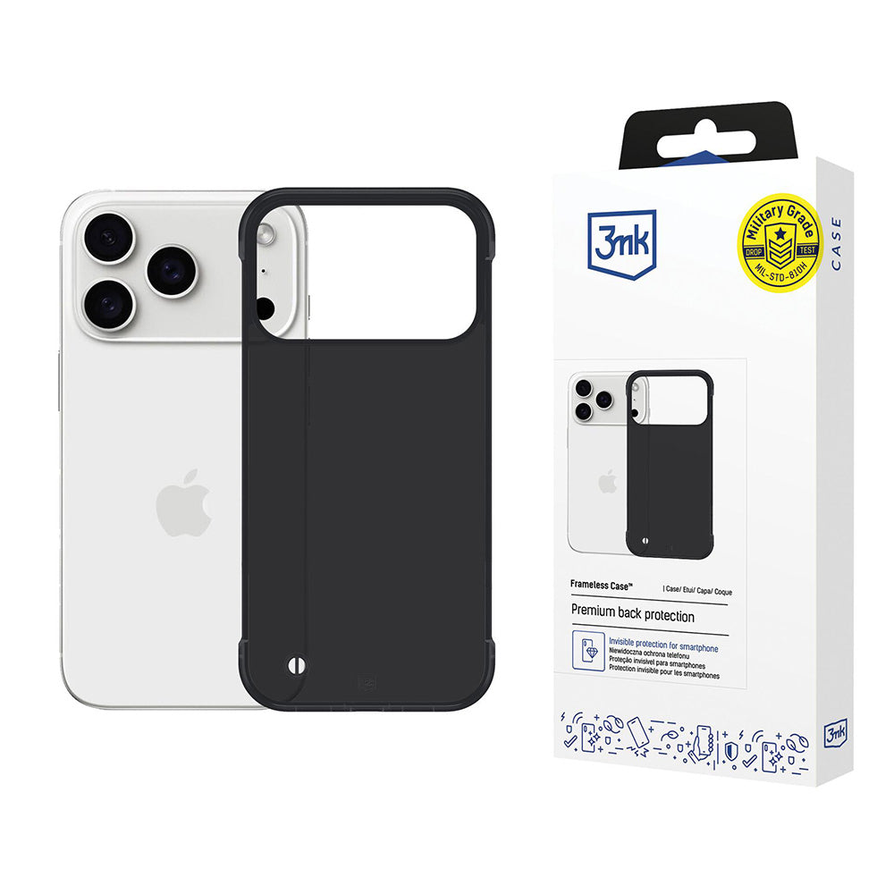 Etui do Apple iPhone 17 Pro Max, 3MK, Just20g, Czarne