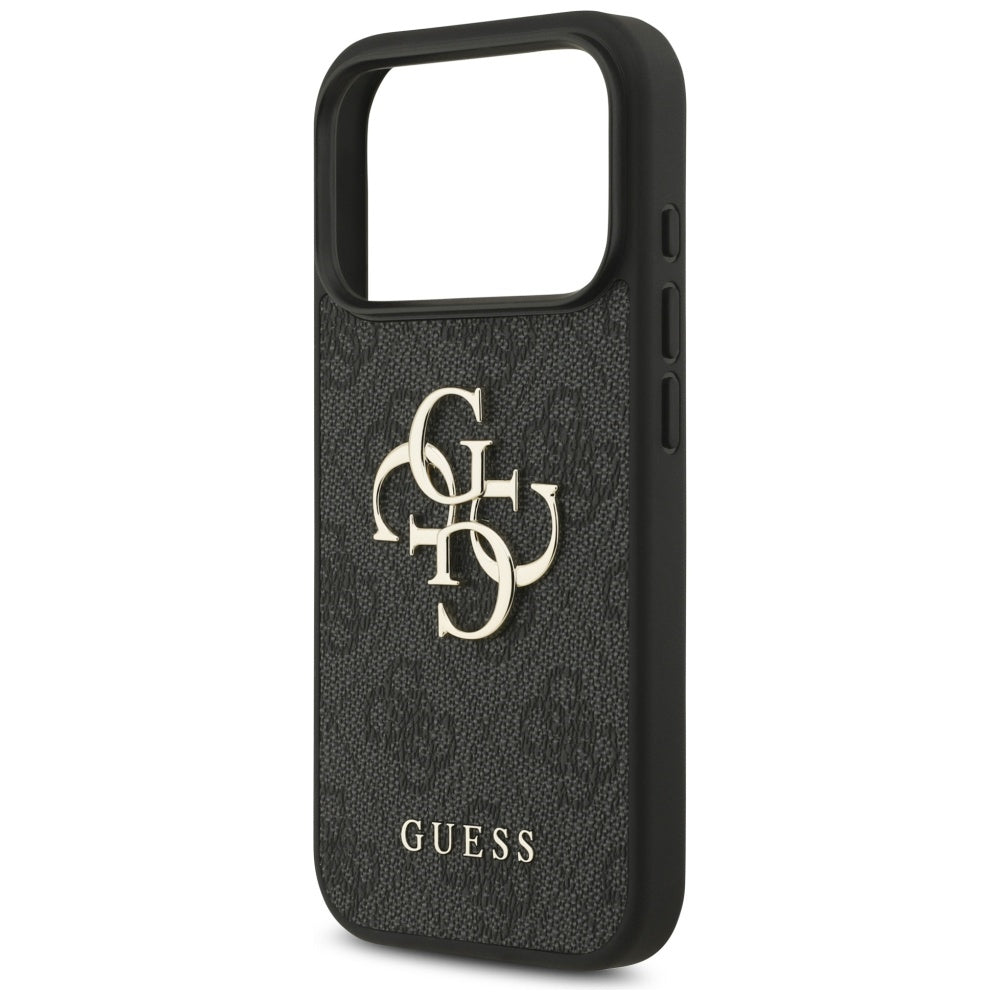Etui na Apple iPhone 17 Pro Max, Guess, 4G Classic Logo with Strap, Czarne