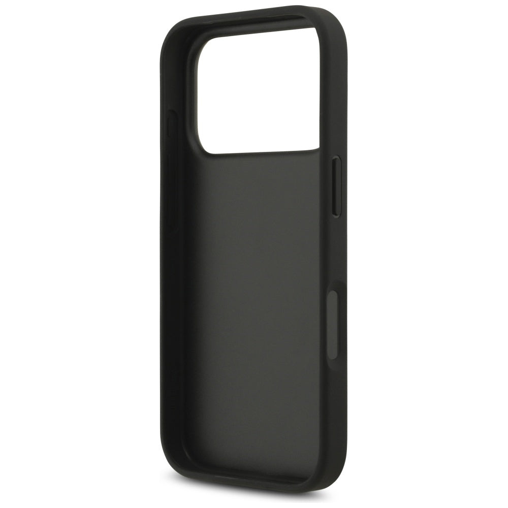 Etui na Apple iPhone 17 Pro Max, Guess, 4G Classic Logo with Strap, Czarne