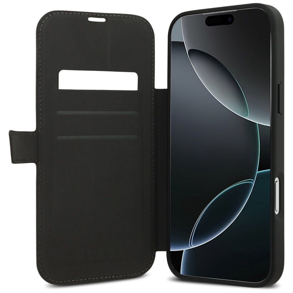 Etui na Apple iPhone 17 Pro Max, Guess, 4G Metal Logo, Brązowy