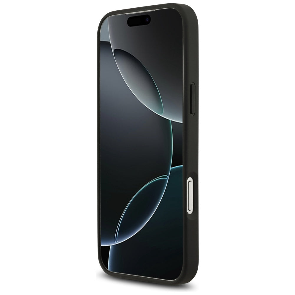 Etui na Apple iPhone 17 Pro Max, Guess, 4G Ring Stand, Czarne